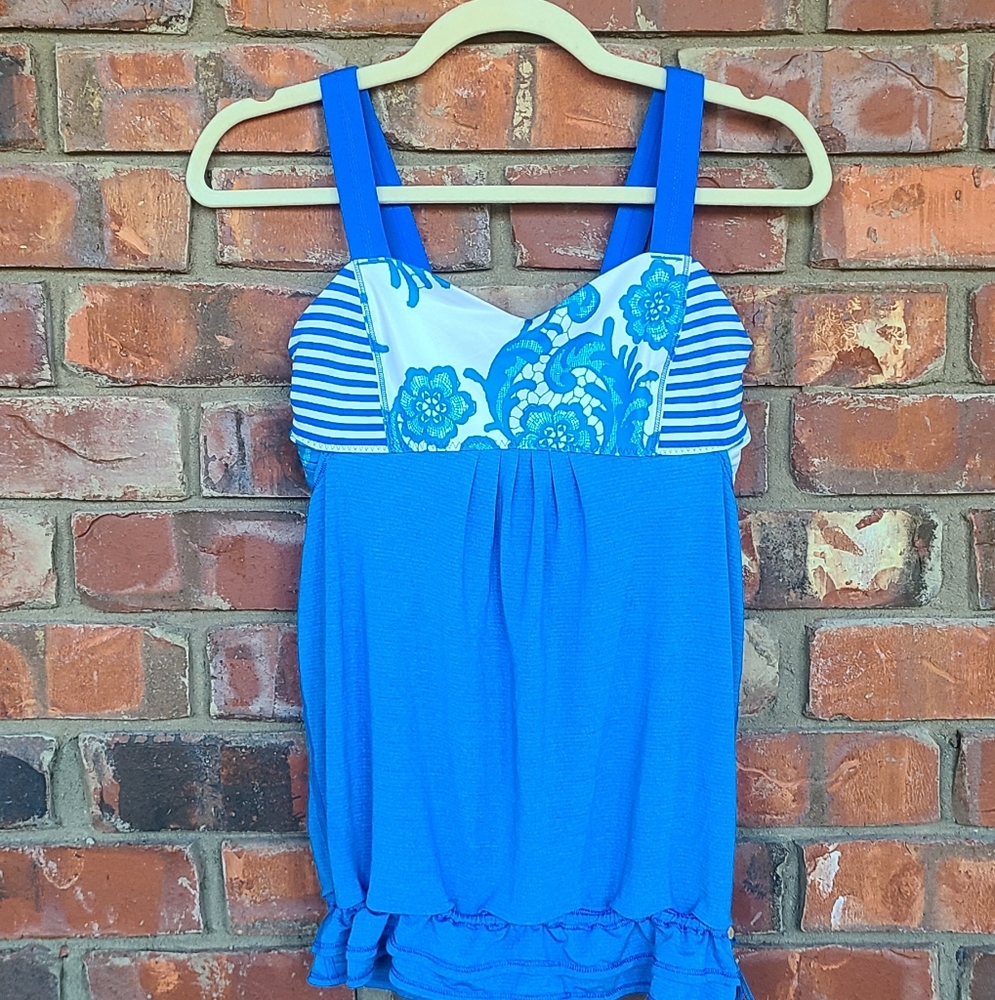 Lululemon Back On Track Tank Top Sz 6